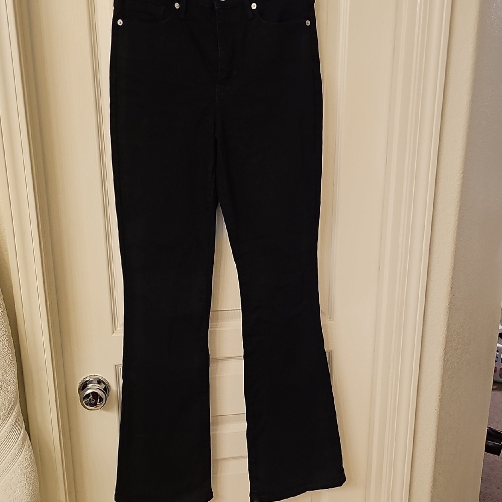 Banana Republic Black Flare & Wide Leg Jeans